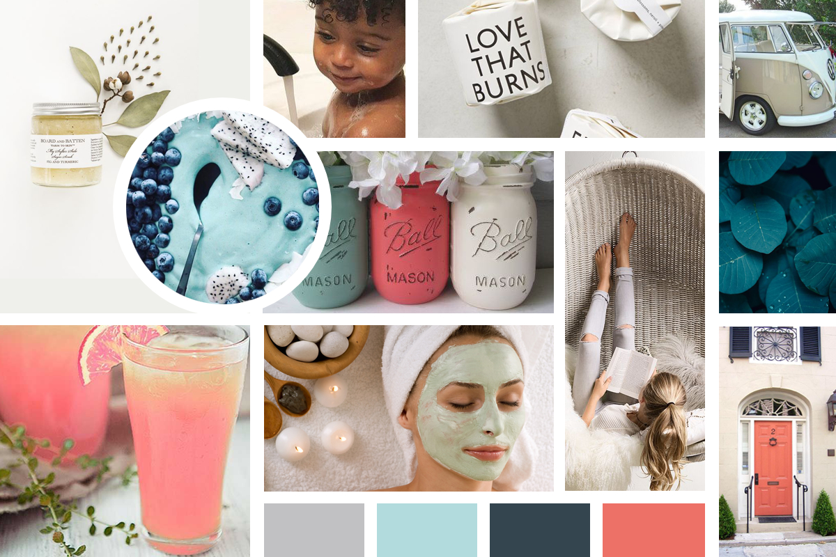 Skincare moodboard