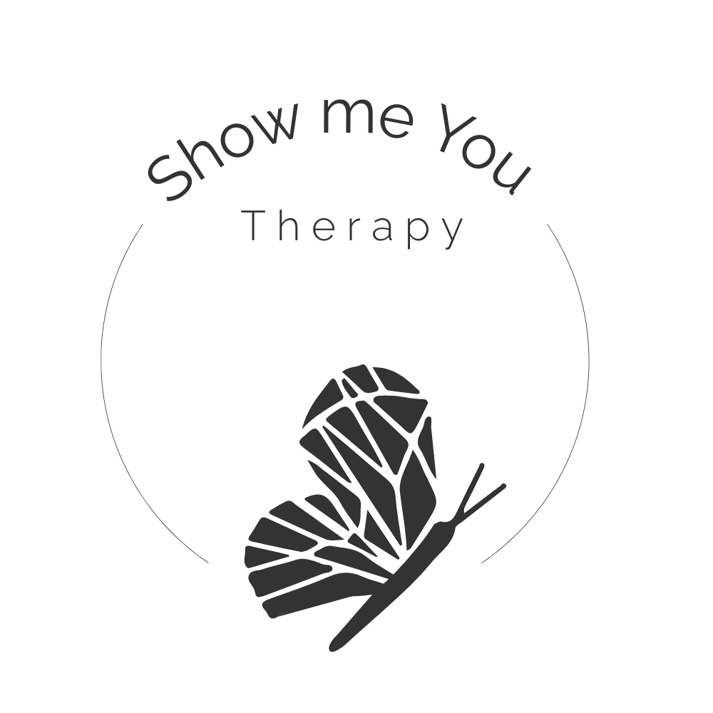Black therapy submark logo