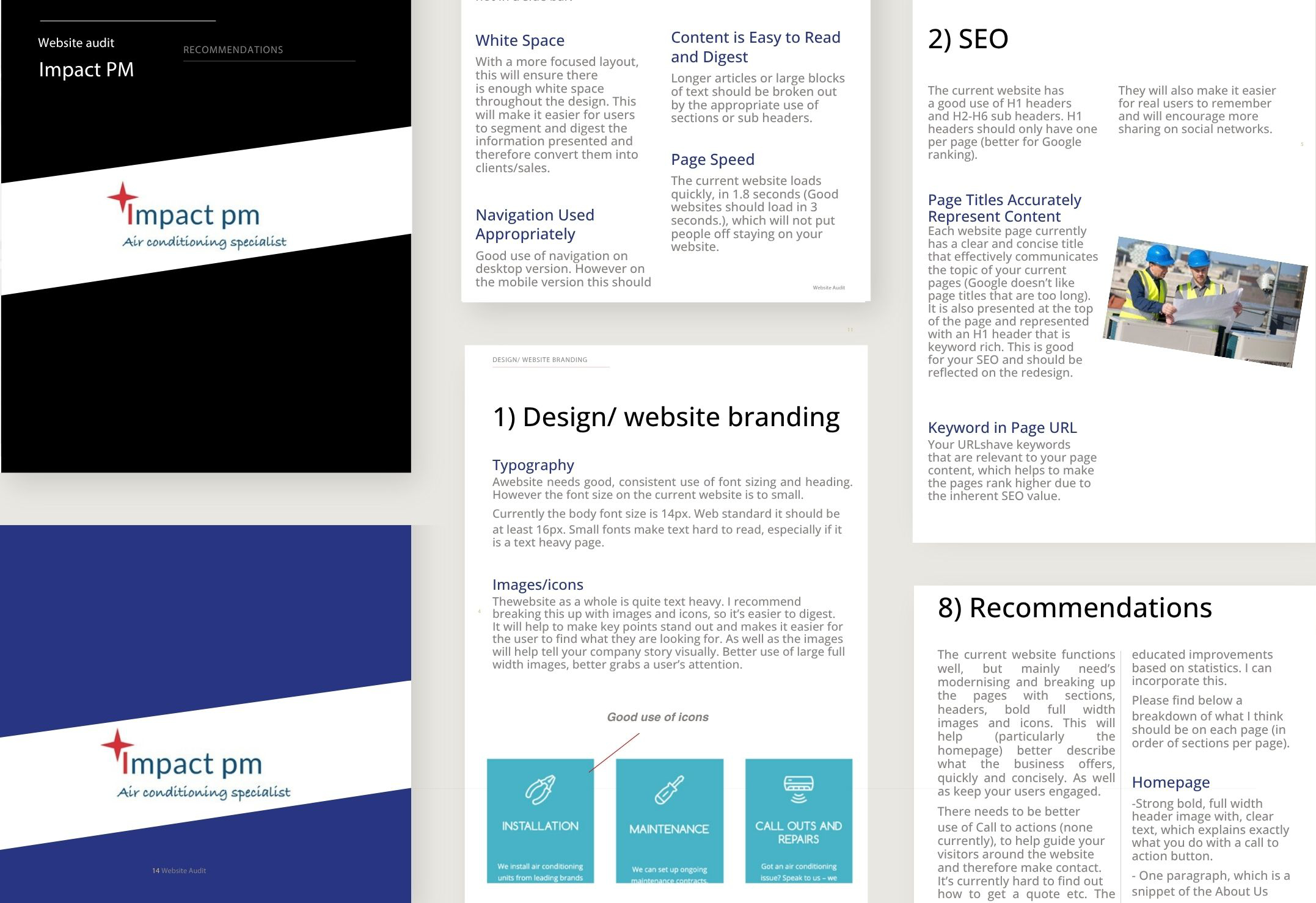 Website redesign audit