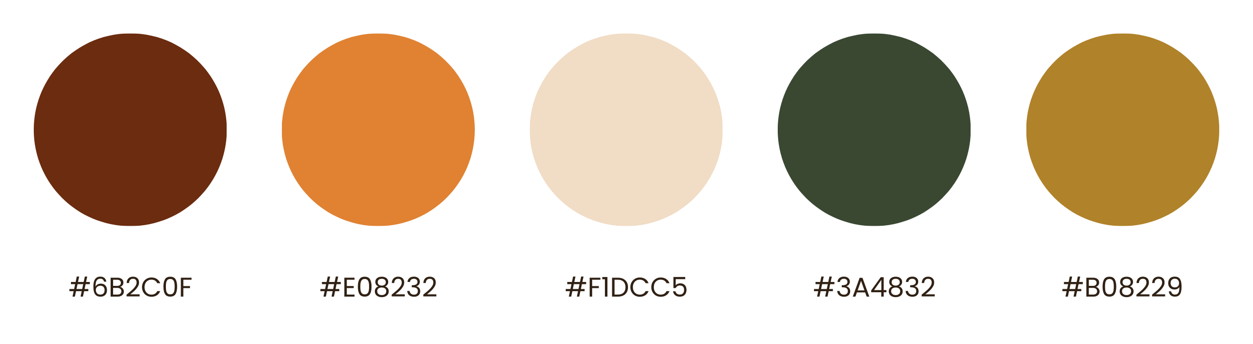 Interior designer colour palette