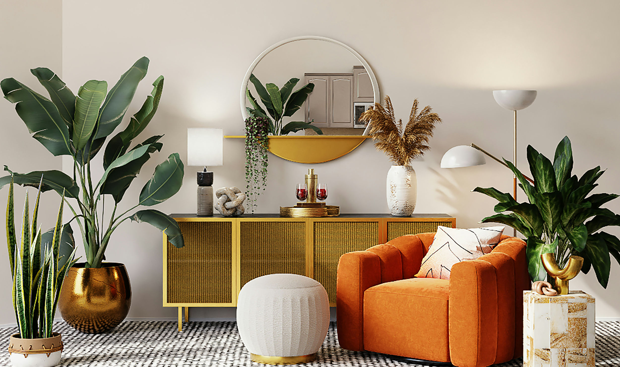 Interior design website design