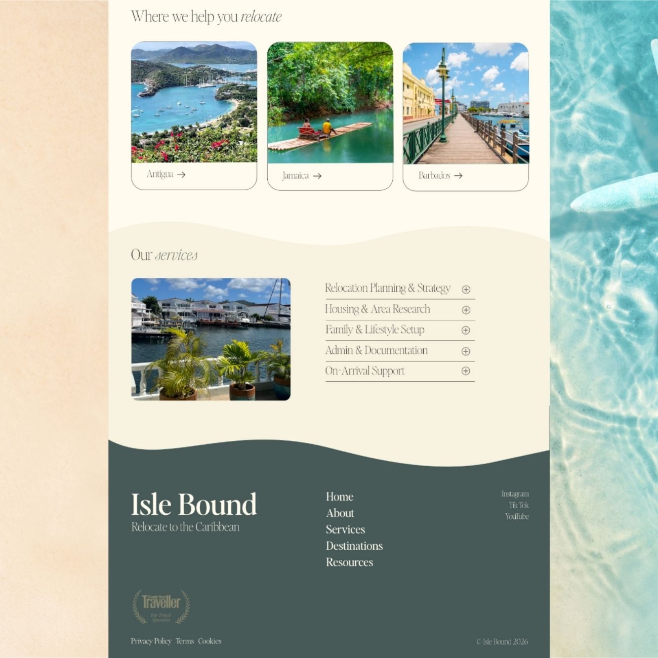 Caribbean relocation website 