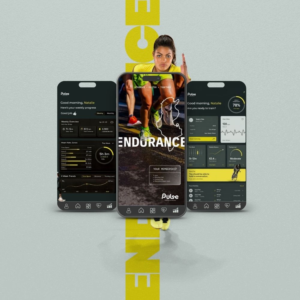 Fitness brand app design