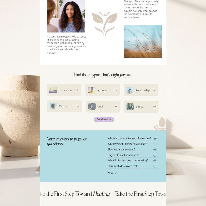 therapist website 