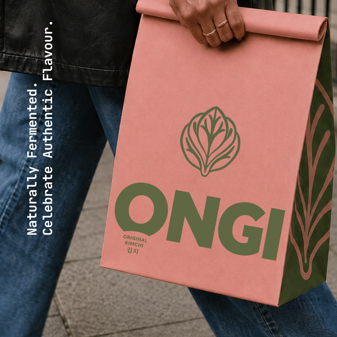 Paper bag branding design