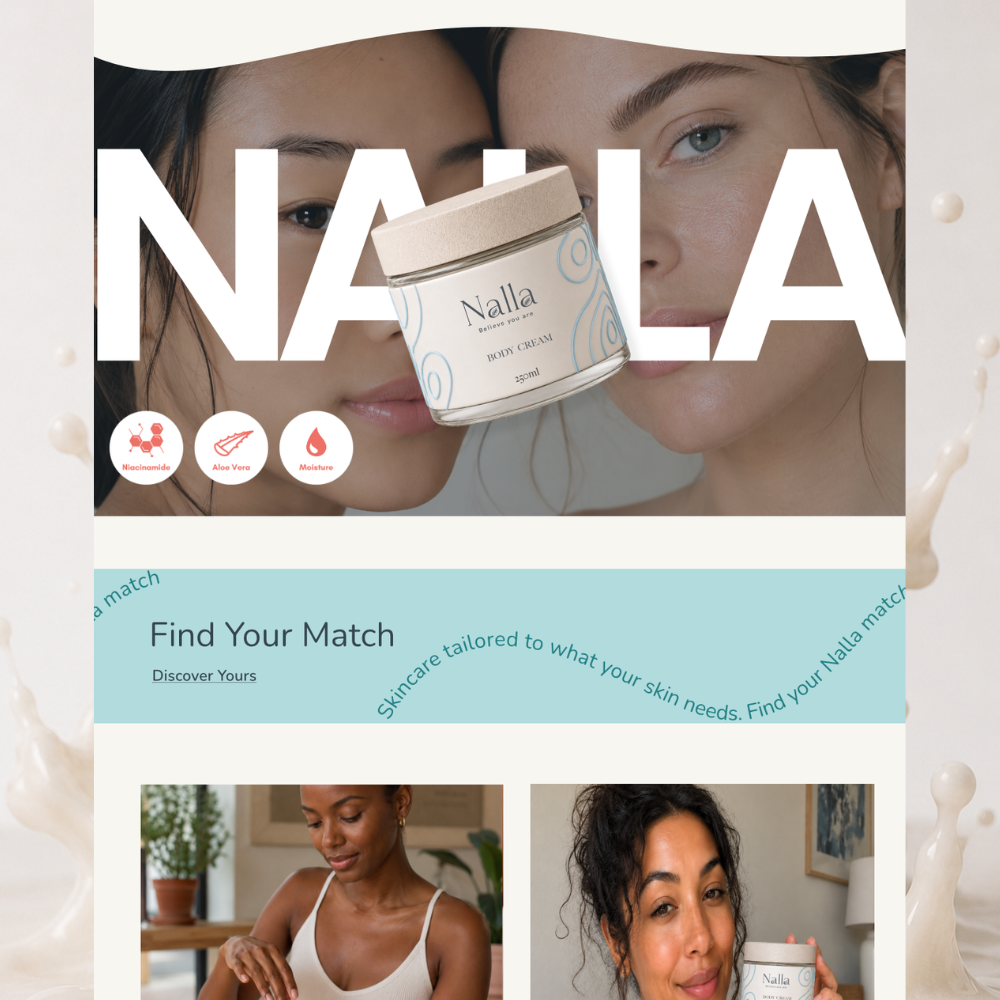 skincare homepage two