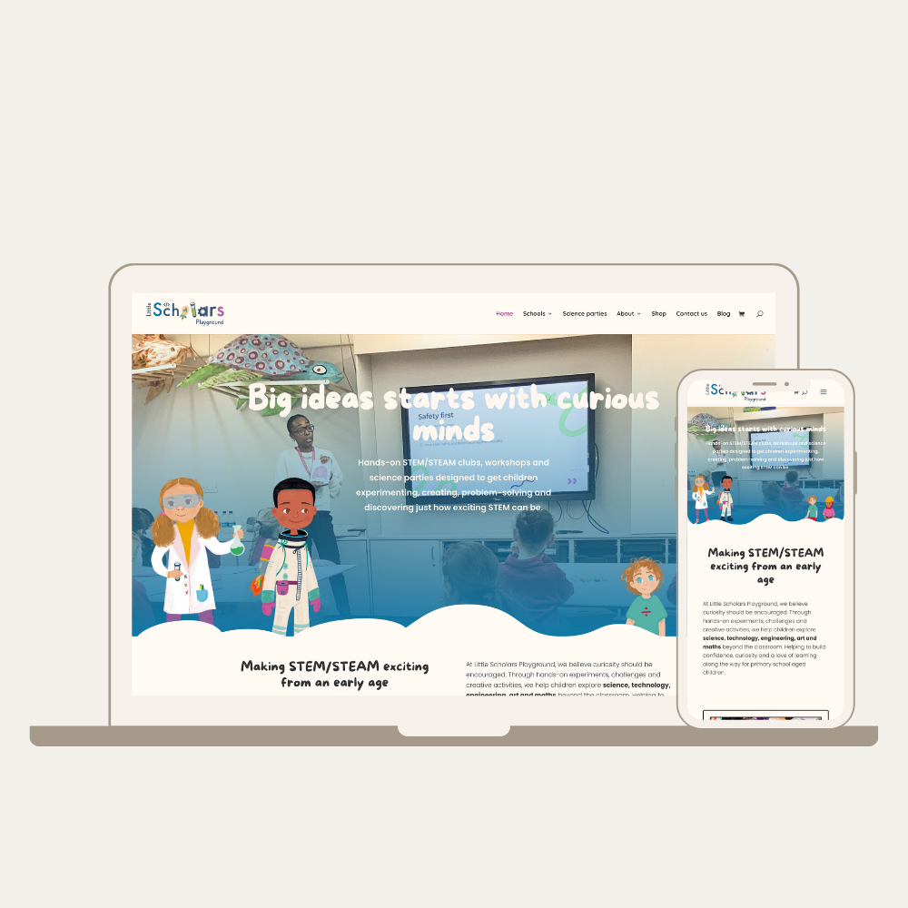 Children's brand responsive design