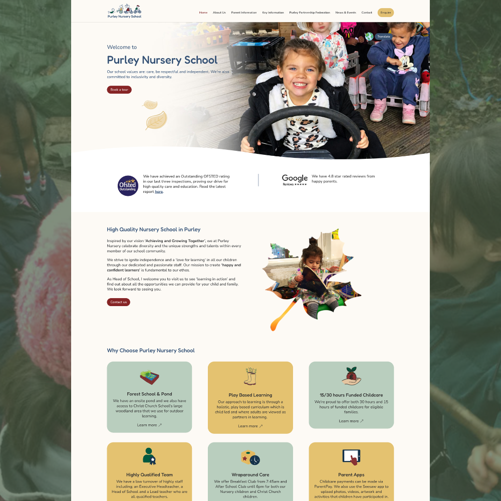 Website redesign